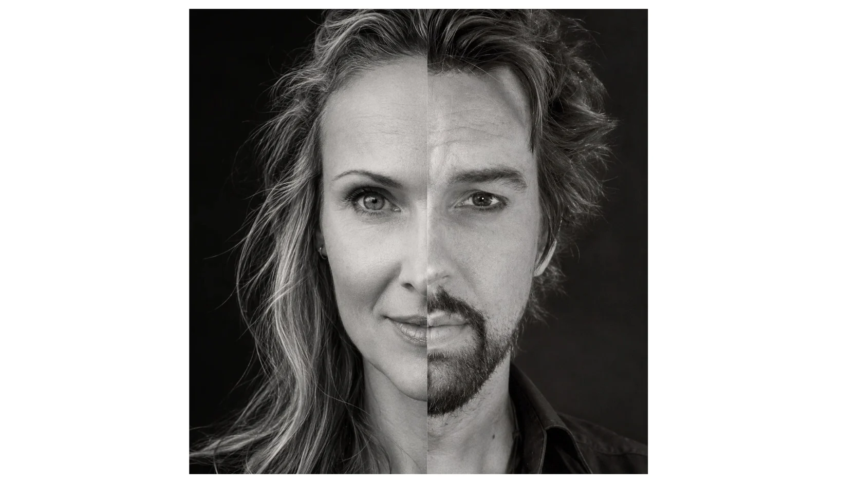 Original composite portrait of Rineke de Wit and Hans Neels